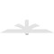 Ekena Millwork Redmond Architectural Grade PVC Gable Bracket, 96"W x 24"H x 6"D x 6"F, 6/12 Pitch GBP096X24X0606RED00 - alternate 4